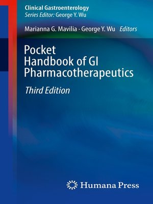 cover image of Pocket Handbook of GI Pharmacotherapeutics